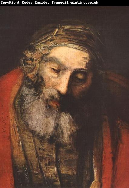 REMBRANDT Harmenszoon van Rijn The Return of the Prodigal Son (detail)