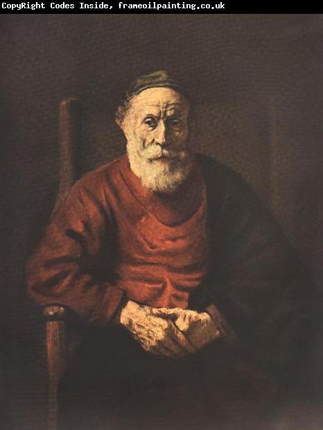 REMBRANDT Harmenszoon van Rijn Portrait of an Old Man in Red ry