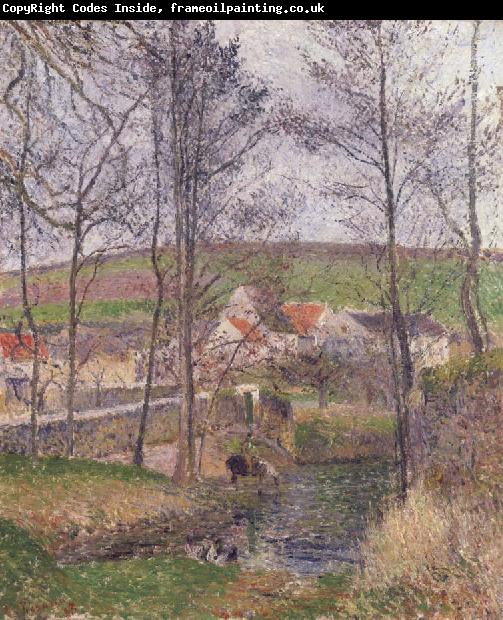 Camille Pissarro The banks of the Viosne at Osny