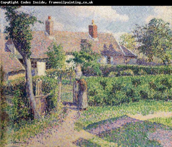 Camille Pissarro Peasants-house,Eragny