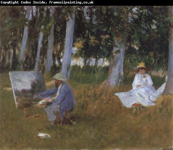 Claude Monet Claude Monet Painting in a Wood