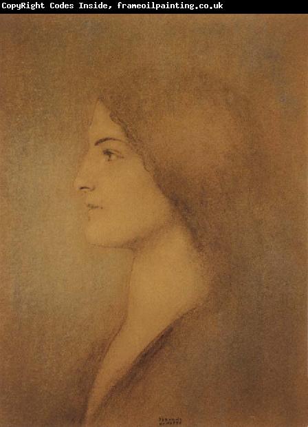 Fernand Khnopff Head of a Woman