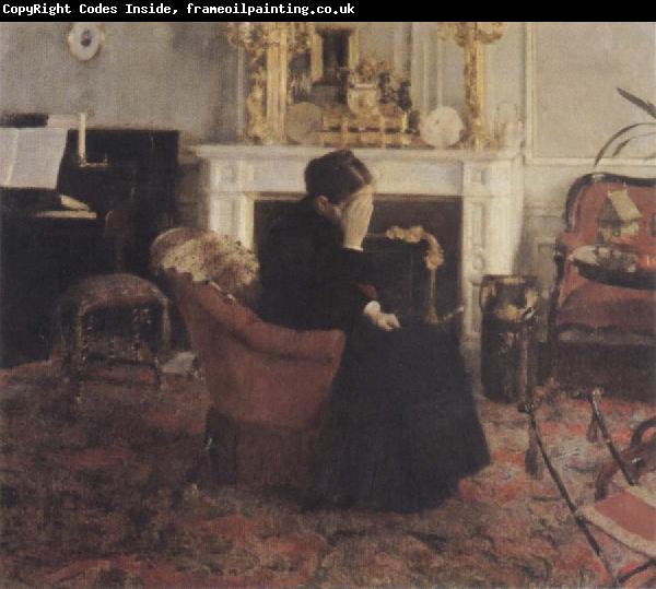 Fernand Khnopff Listingto Music by Schumann