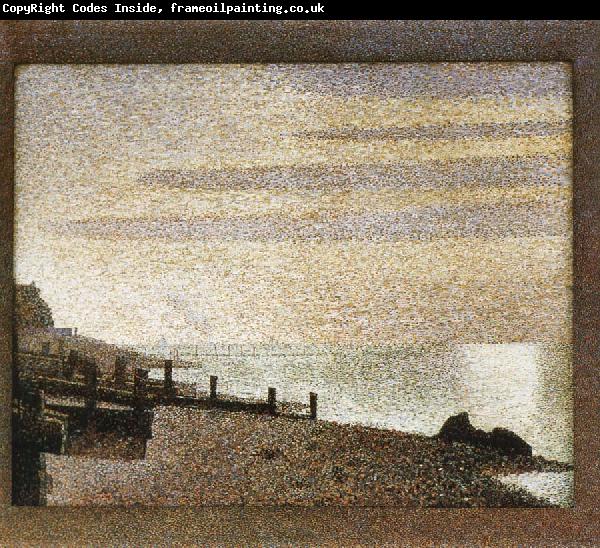 Georges Seurat Seine-s Dusk