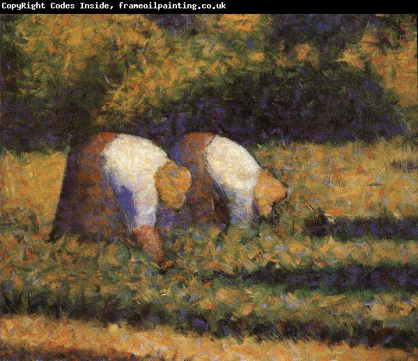 Georges Seurat The Countrywoman in the work