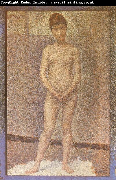 Georges Seurat A standing position of the Obverse