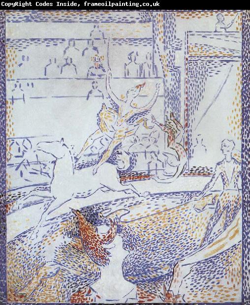 Georges Seurat Study for Circus