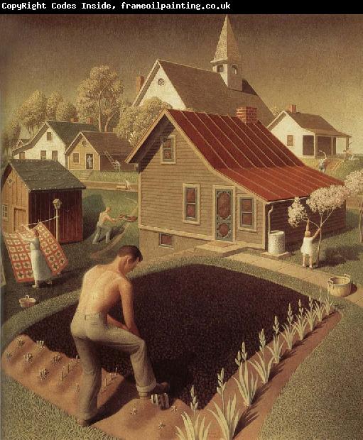 Grant Wood Town Spring