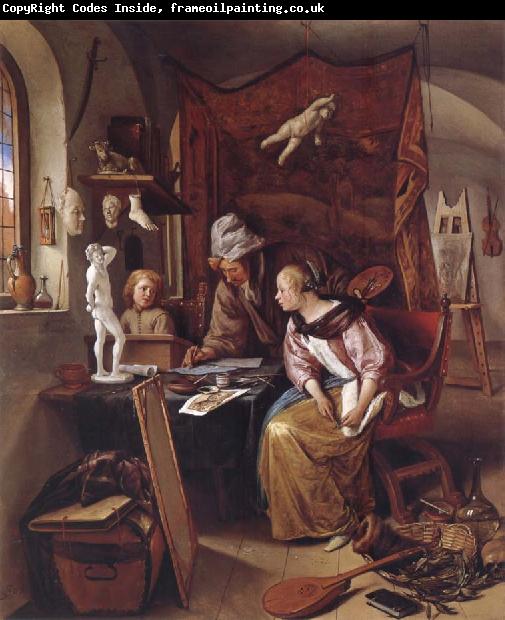 Jan Steen The During Lesson