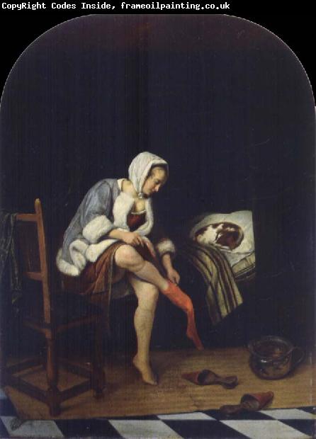 Jan Steen The Toilet