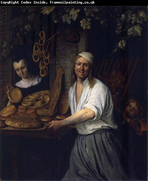Jan Steen The Leiden Baker Arent Oostwaard and his wife Catharina Keizerswaard