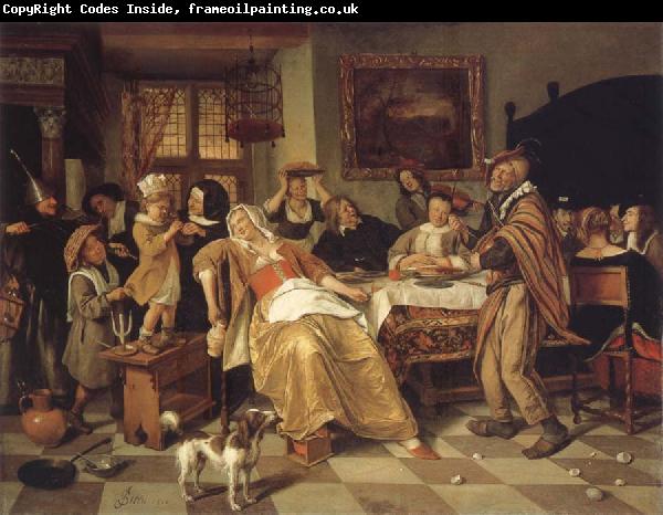 Jan Steen Twelfth Night