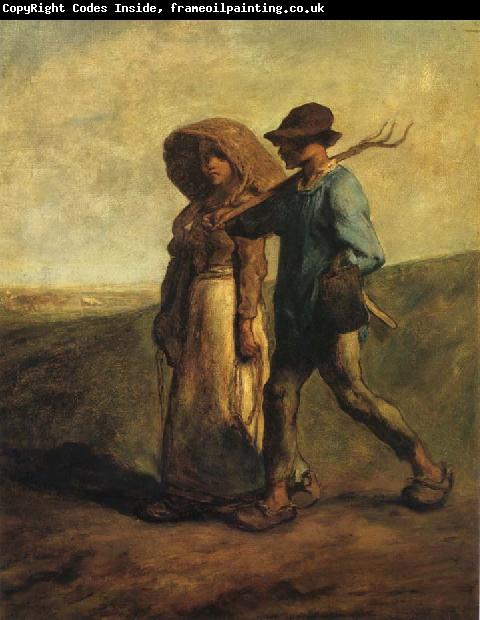 Jean Francois Millet Going to work