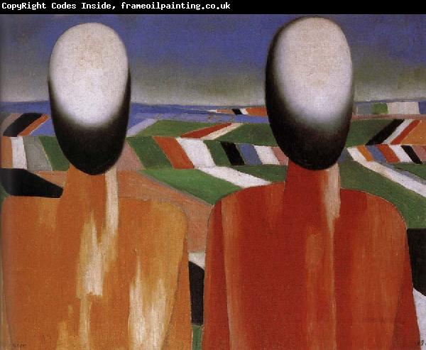 Kasimir Malevich Two Peasants