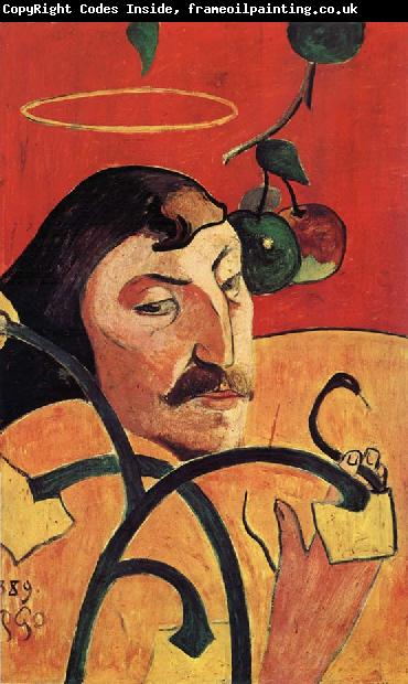 Paul Gauguin Portrait cbarge de Gauguin