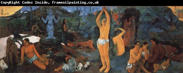 Paul Gauguin Wher kommen wir wer sind wir Wohin gehen wir