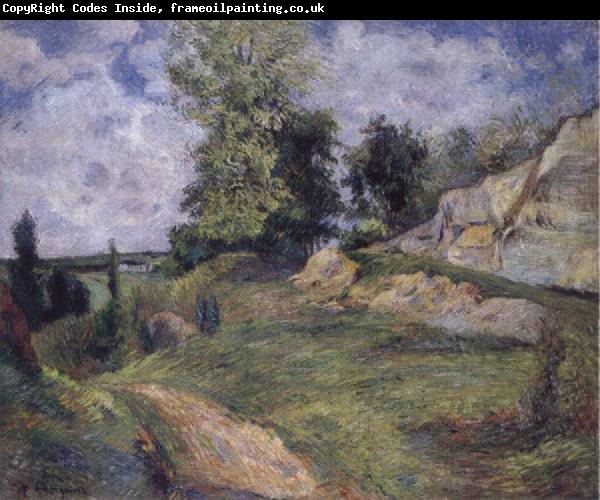 Paul Gauguin The Quarries of Le Chou near Pontoise