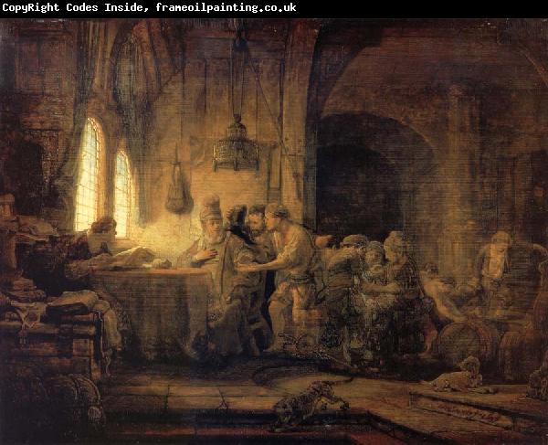 REMBRANDT Harmenszoon van Rijn The Parable of The Labourers in the vineyard