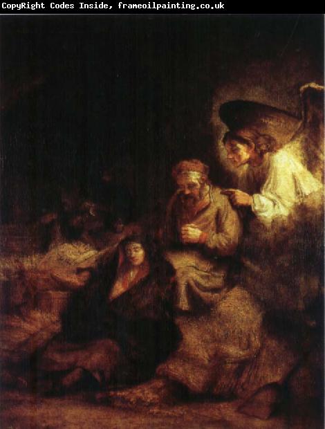 REMBRANDT Harmenszoon van Rijn The Dream of St.Joseph