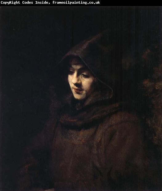 REMBRANDT Harmenszoon van Rijn Titus in a Monk-s Habit