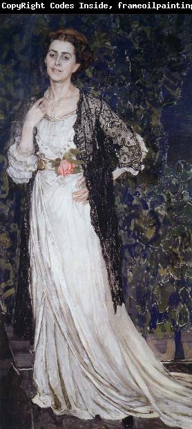 Alexander Yakovlevich GOLOVIN The Portrait of Mrs.Makovska