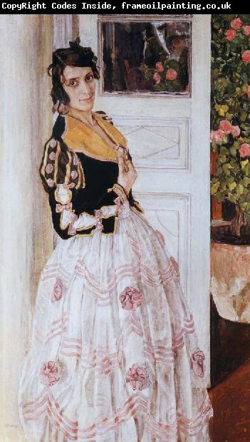 Alexander Yakovlevich GOLOVIN The Spanish woman at Balcony