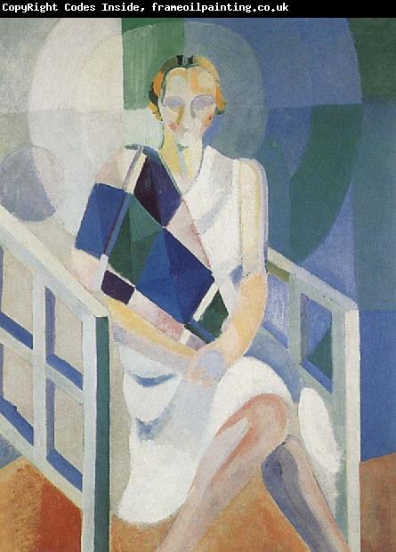 Delaunay, Robert Study of Mrs Ham-s Painting