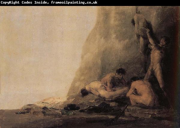 Francisco Goya Cannibals preparing their victims