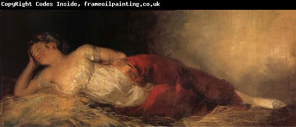 Francisco Goya Young Woman asleep