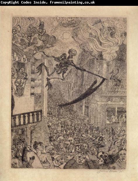 James Ensor Death Pursuing the Human Flock