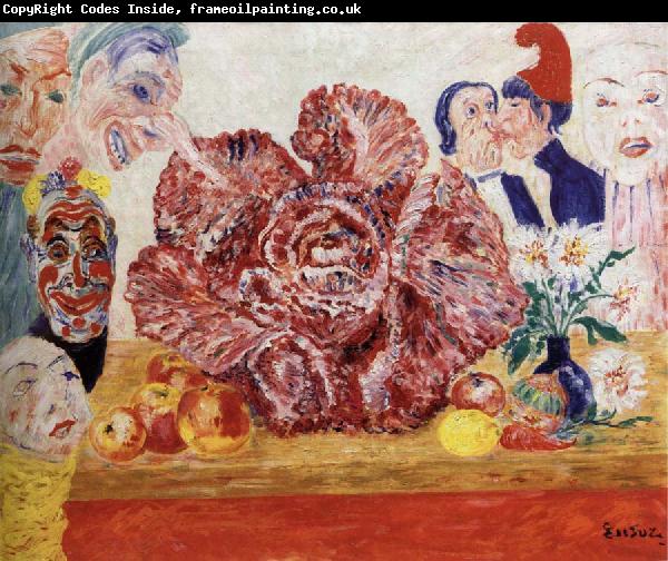 James Ensor Red Cabbage and Masks