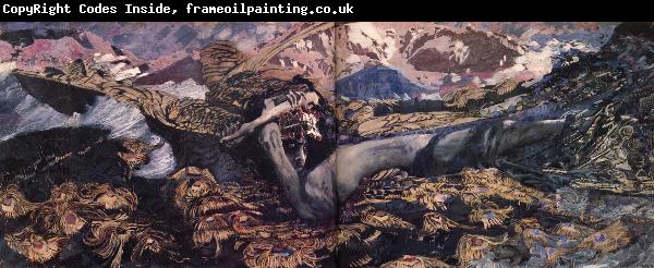 Mikhail Vrubel The demon tumbled