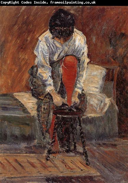 Paul Signac Red silk stockings