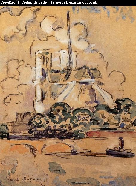 Paul Signac Notre-Dame