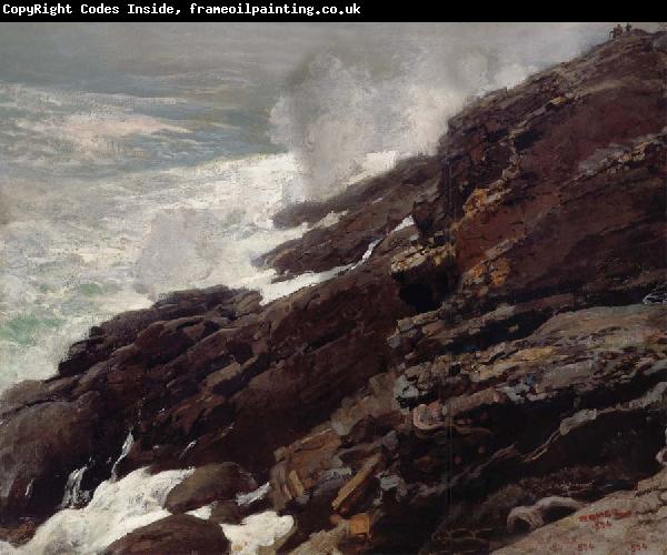 Winslow Homer High Cliff,Coast of Maine