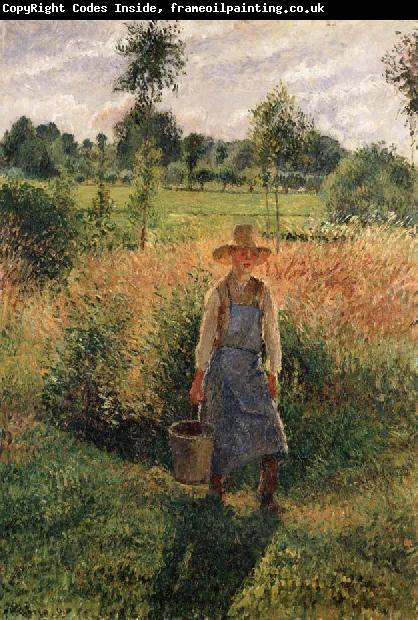 Camille Pissarro The Gardener,Afternoon Sun,Eragny