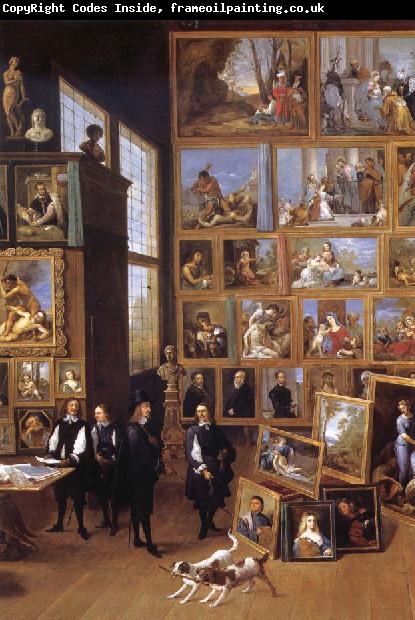 David Teniers Archduke Leopold Wilhelim in his gallery in Brussels