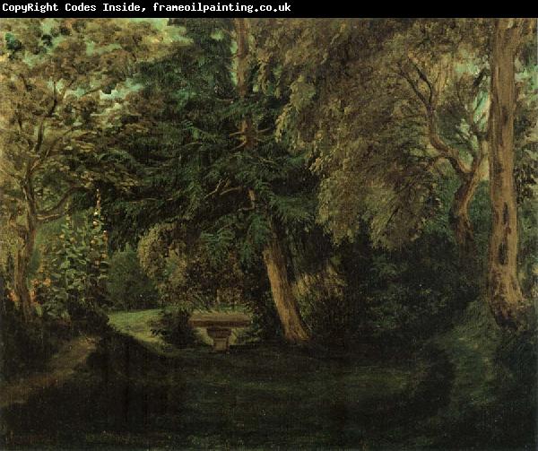 Eugene Delacroix George Sand-s Garden at Nohant