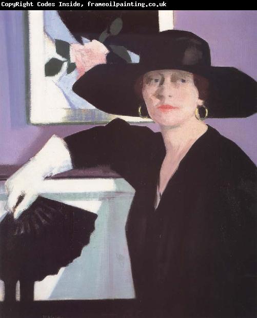 Francis Campbell Boileau Cadell Portrait of a Lady in Black