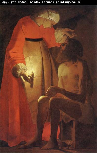 Georges de La Tour Ijob will mock of its woman