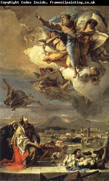 Giambattista Tiepolo Hl. Thekla erlost Este of the plague