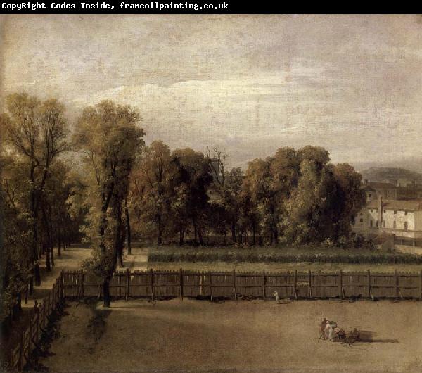 Jacques-Louis David View of the Garden of the Palais du Luxembourg