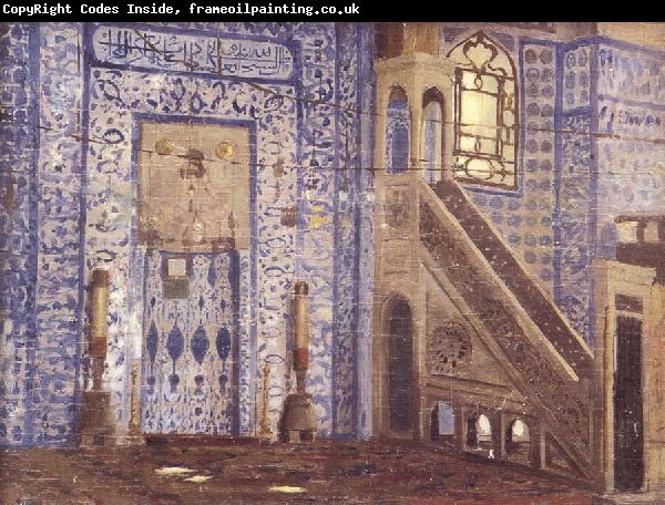 Jean-Leon Gerome Interior of a Mosque