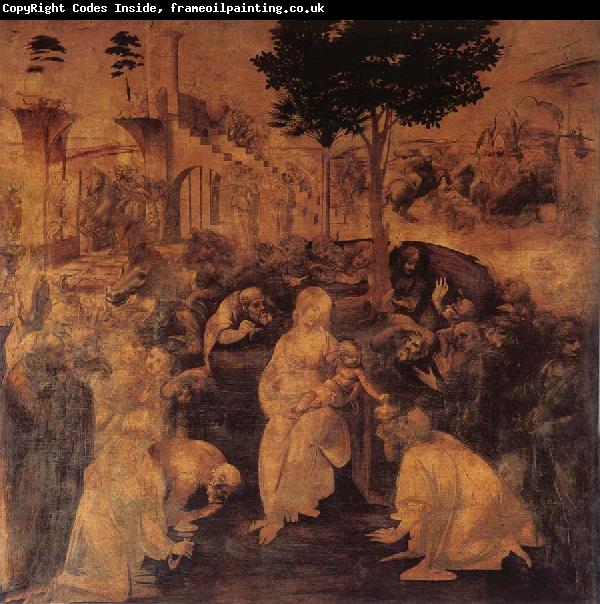 LEONARDO da Vinci The adoration of the Konige