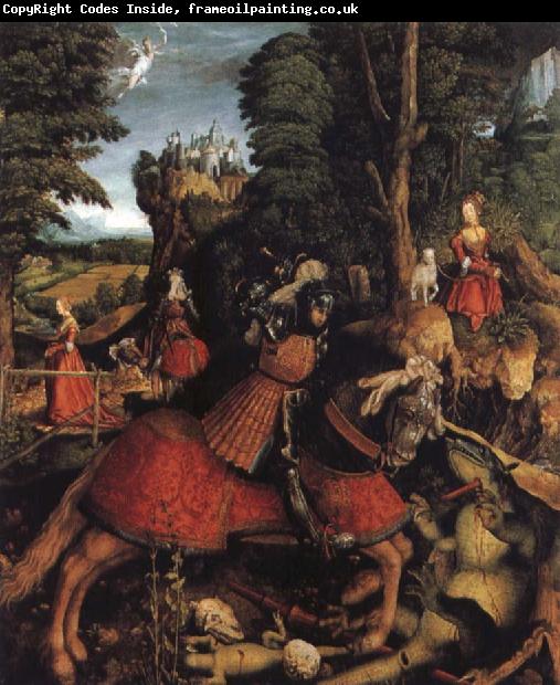 Leonhard Beck St George and the dragon