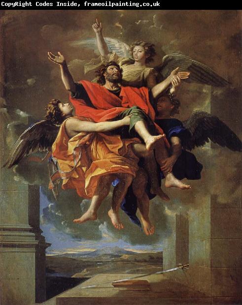 Nicolas Poussin The Verz ckung of the Hl. Paulus in the third sky