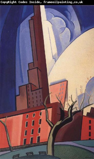 Oscar Bluemner Circles of Washington Square