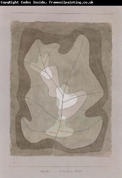 Paul Klee Illuminated leaf