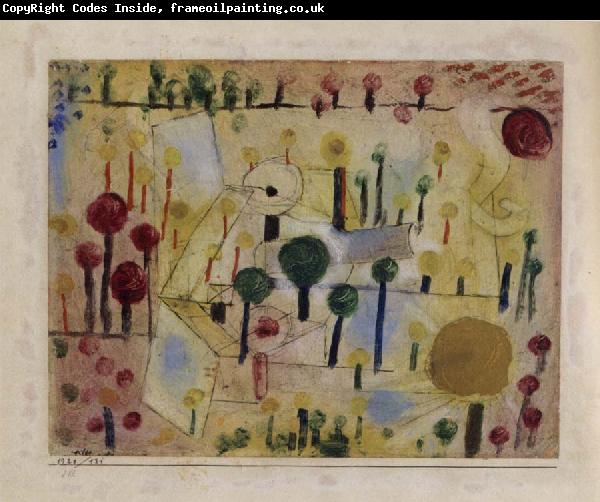 Paul Klee Abstract-imaginary garden