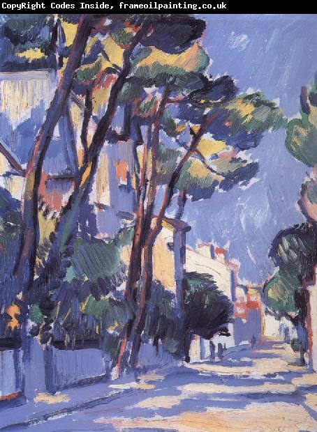 Samuel John Peploe Street Scene,France